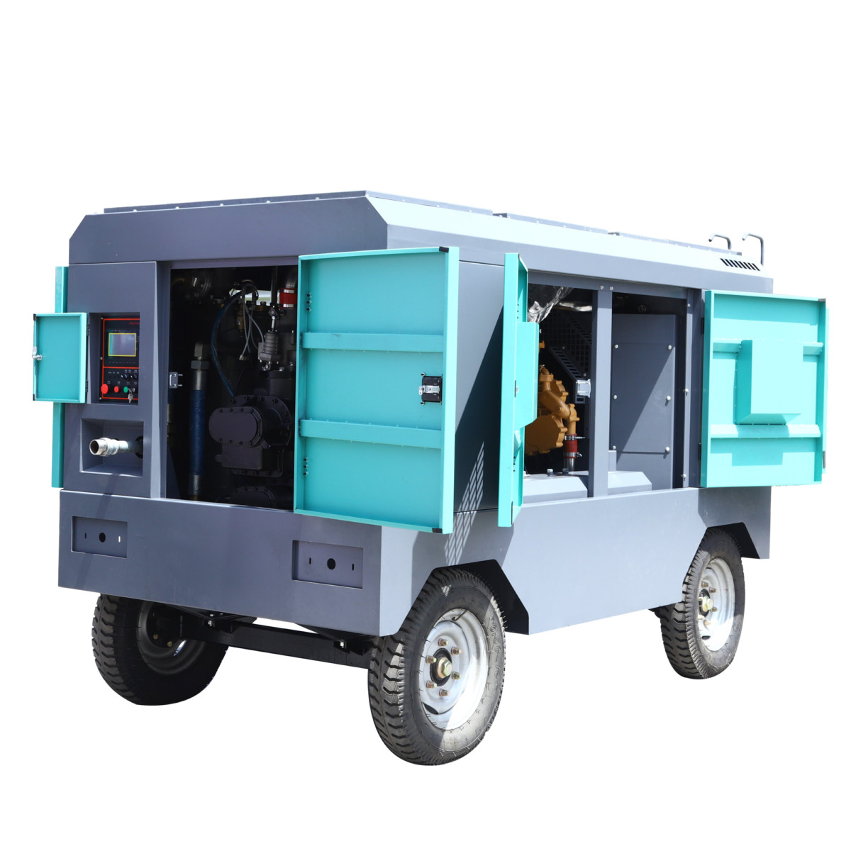 diesel portable air compressors details overview